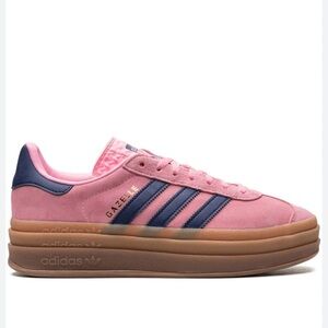 NWOT Women’s Adidas Gazelle Bold Shoes Pink H06122 Size 8